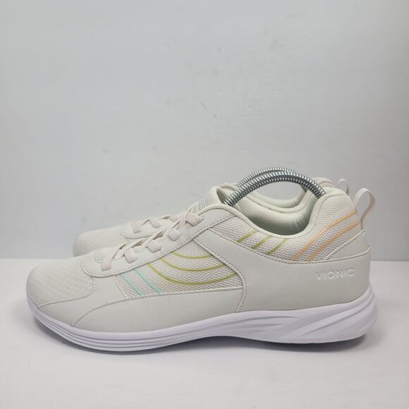 Vionic Women's Ruvi White Walking Sneakers US Size 12 - Picture 2 of 8